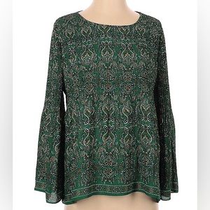 Max studio spring green blouse